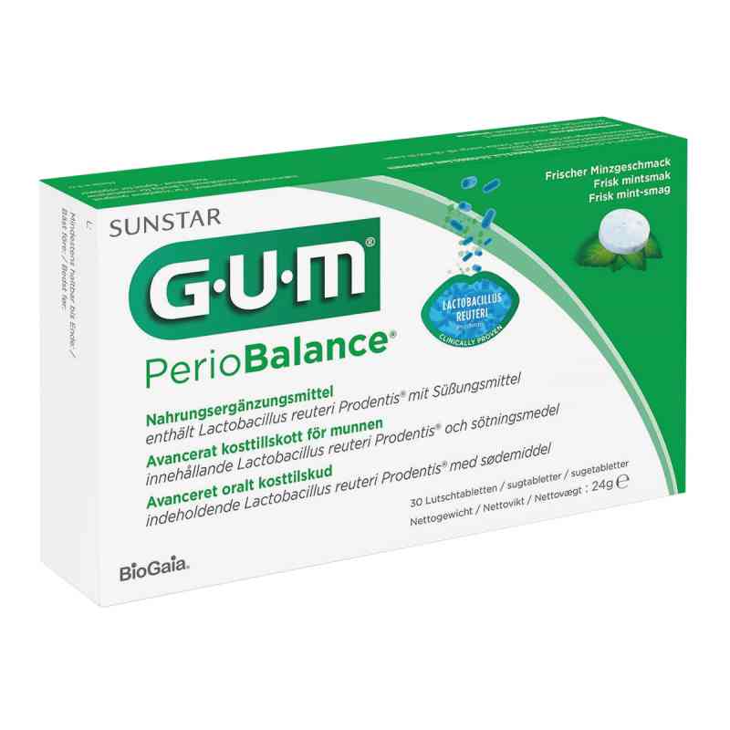 Gum Periobalance tabletki do ssania 30 szt. od Sunstar Deutschland GmbH PZN 10032691