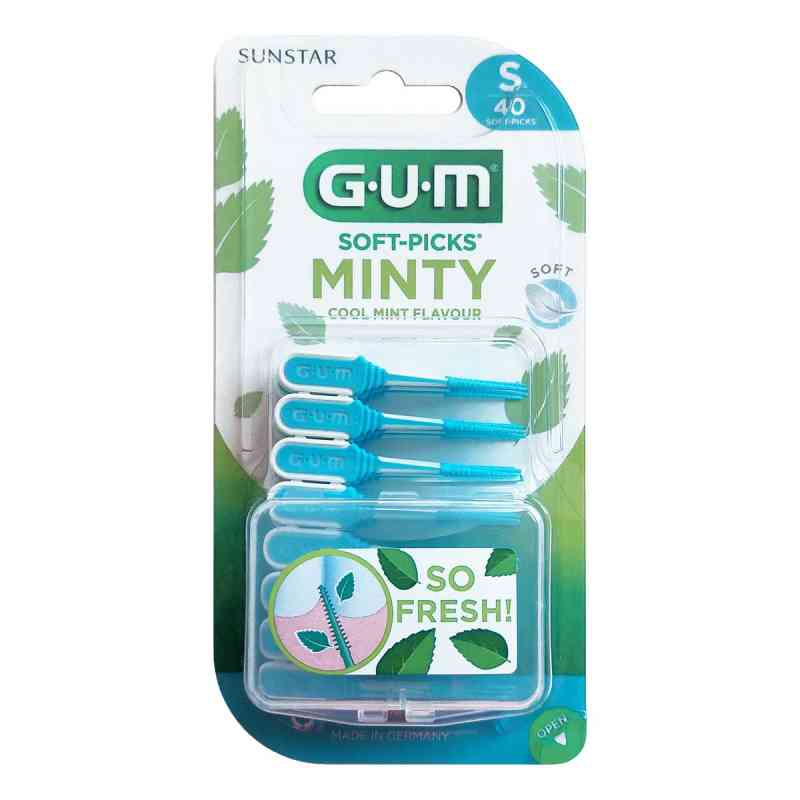 GUM SOFT-PICKS® MINTY Interdentalsticks Small 40 szt. od Sunstar Deutschland GmbH PZN 18855469