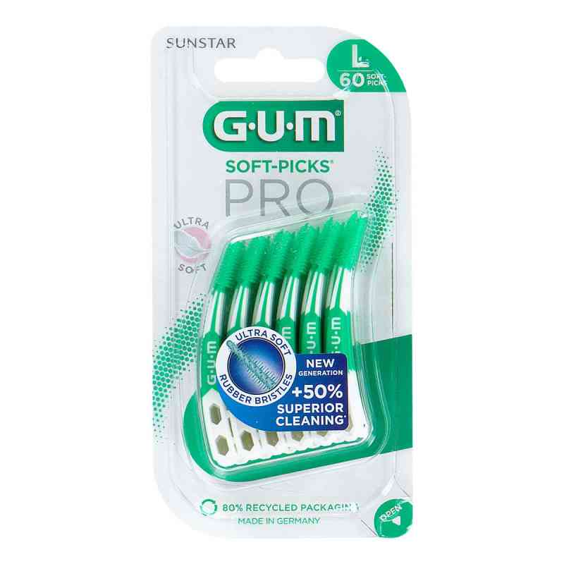 GUM SOFT-PICKS PRO Interdentalne szczoteczki Large 60 szt. od Sunstar Deutschland GmbH PZN 18468301