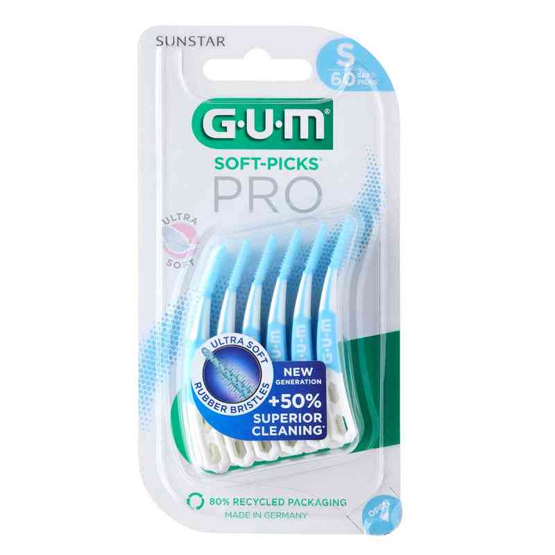 GUM® SOFT-PICKS® PRO Szczoteczki międzyzębowe Small 60 szt. od Sunstar Deutschland GmbH PZN 18468324