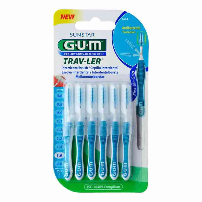 Gum Trav-ler 1,6mm szczoteczki 6 szt. od Sunstar Deutschland GmbH PZN 09714333