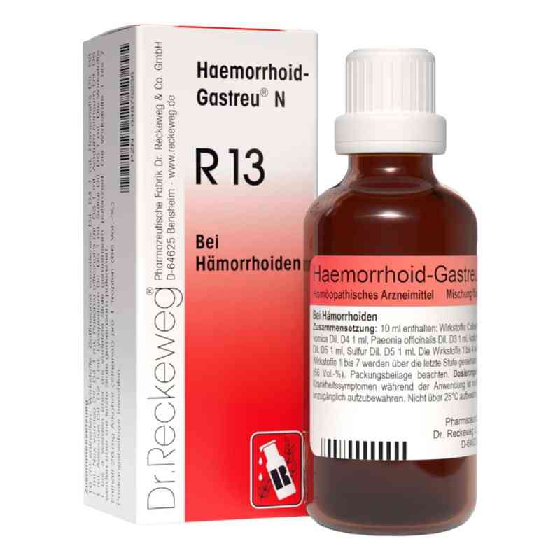 Haemorrhoid Gastreu N R 13 krople 50 ml od Dr.RECKEWEG & Co. GmbH PZN 04875238