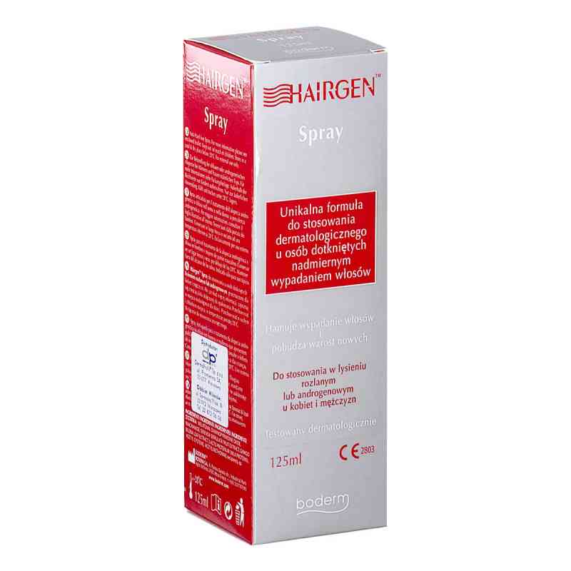 HAIRGEN spray hamujący wypadanie włosów 125 ml od BODERM LABORATORIES PZN 08304086