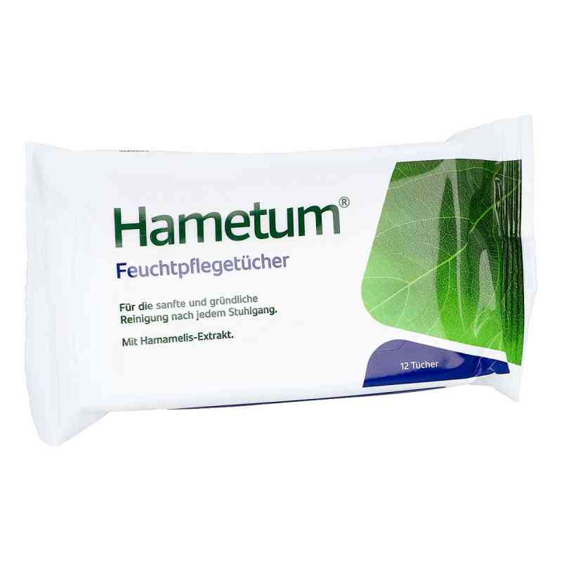 Hametum Chusteczki nawilżane do pielęgnacji z wyciągiem z oczaru 12 szt. od Dr.Willmar Schwabe GmbH & Co.KG PZN 12646078