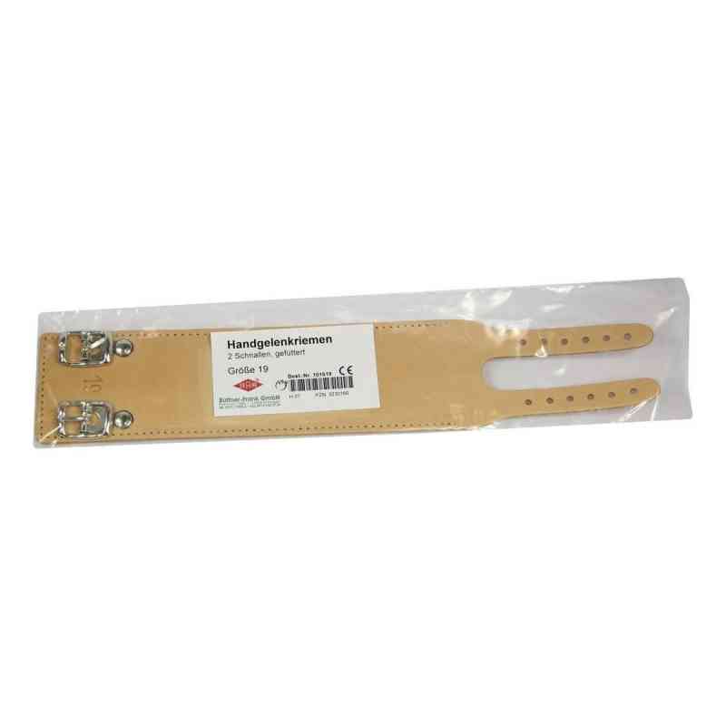 Handgelenkriemen 19 Leder 2 Schnallen gef. 1 szt. od Büttner-Frank GmbH PZN 03230166