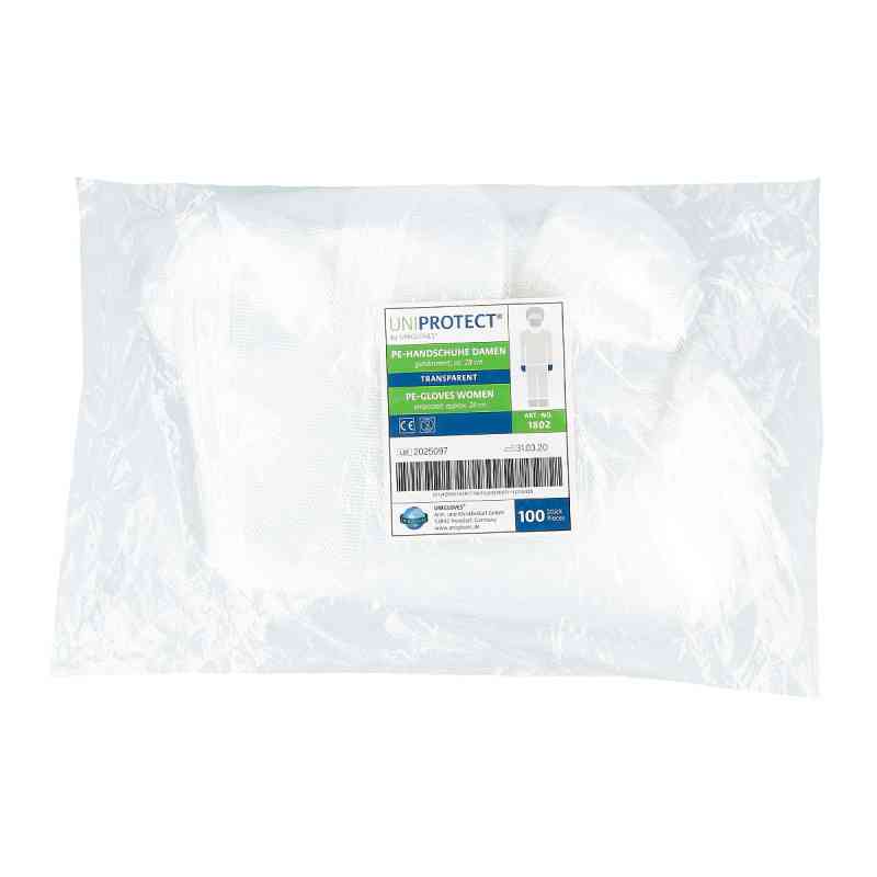 Handschuhe Folie Frauen m.langer Stulpe 100 szt. od Brinkmann Medical ein Unternehmen der Dr. Junghans PZN 03163694