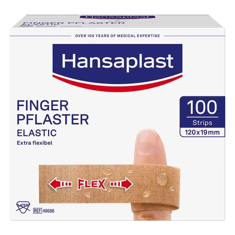 Hansaplast Fingerstrips 12x2cm plastry na palce elastyczne 100 szt. od Beiersdorf AG PZN 07577524