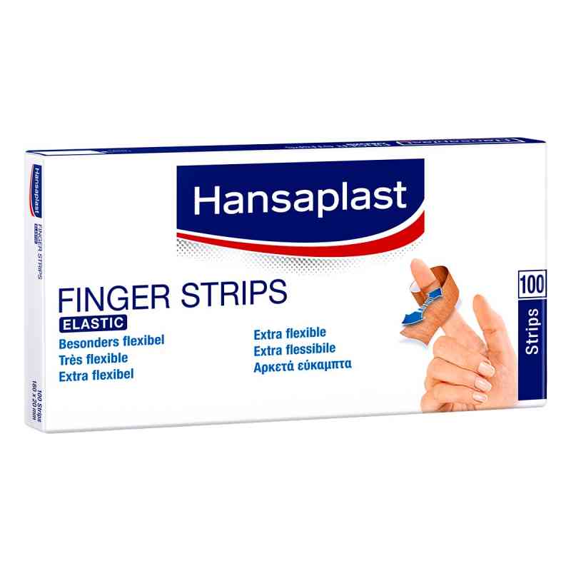 Hansaplast Fingerstrips 18x2cm Elastic 100 szt. od Beiersdorf AG PZN 07577530