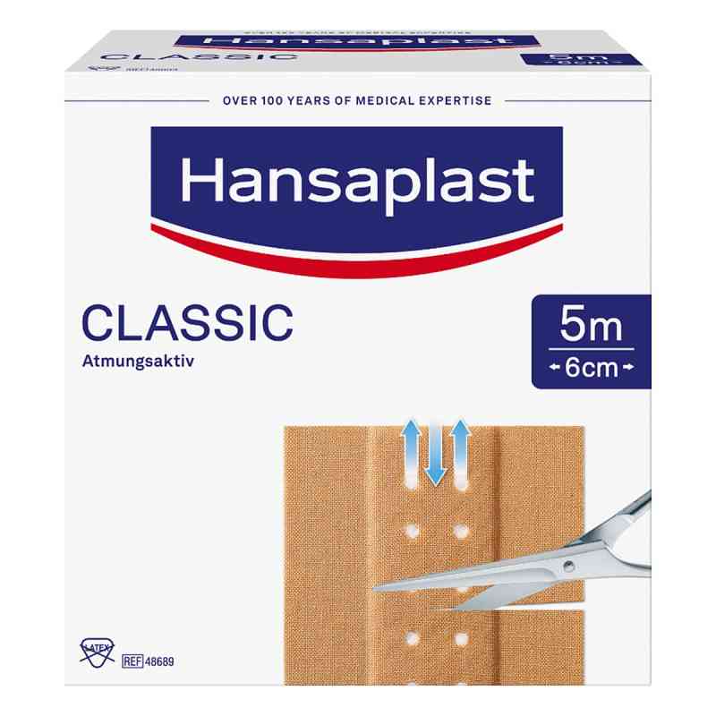 Hansaplast klasyczny plaster 5mx6cm  1 szt. od Beiersdorf AG PZN 07577576