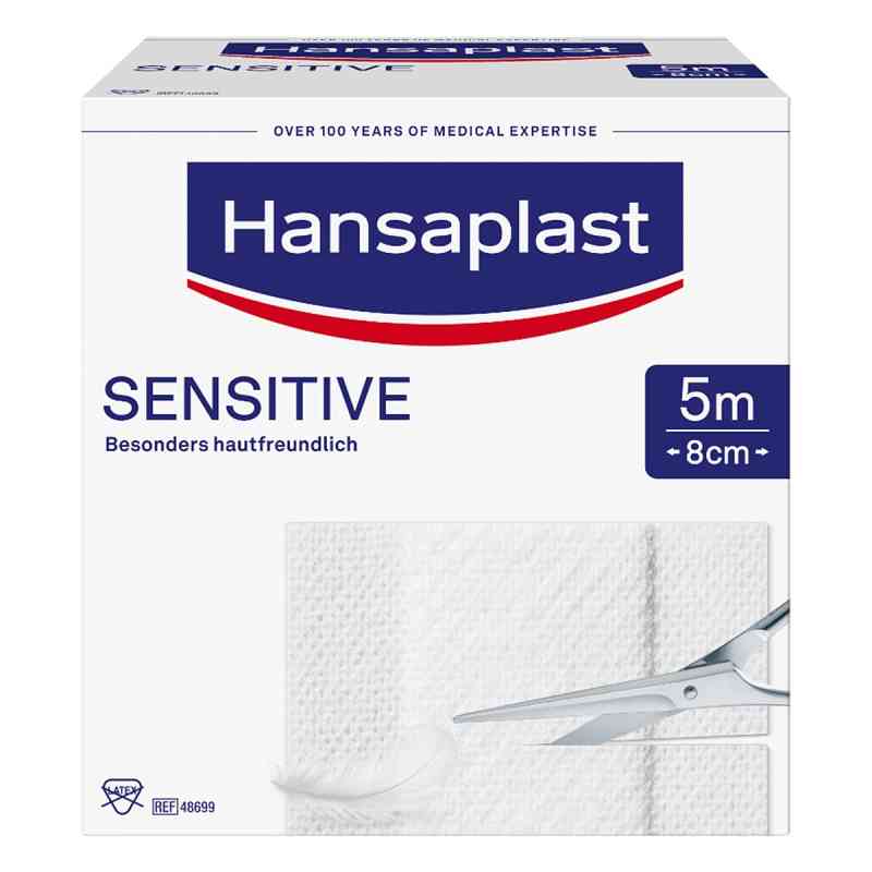Hansaplast Sensitive Plaster 8 cm x 5 m rolka 1 szt. od Beiersdorf AG PZN 13576687