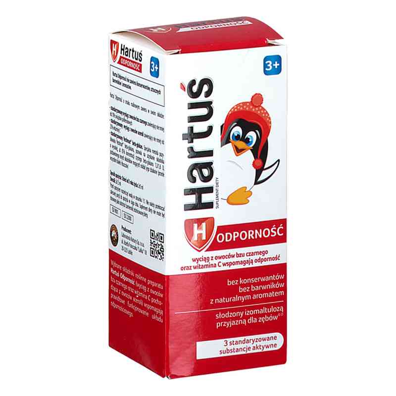 Hartuś Odporność syrop 120 ml od LABORATORIA NATURY SP Z O.O. PZN 08302039