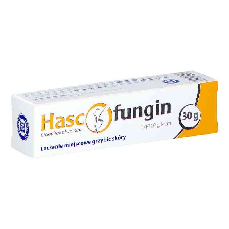 Hascofungin krem 30 g od PRZEDSIĘBIORSTWO PRODUKCJI FARMACEUTYCZNEJ HASCO-L PZN 08302451