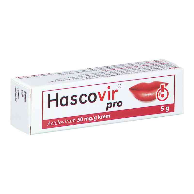 Hascovir pro 5 g od PRZEDSIĘBIORSTWO PRODUKCJI FARMACEUTYCZNEJ HASCO-L PZN 08301707