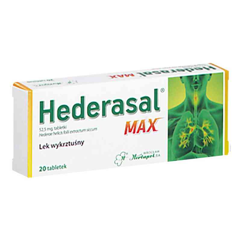 Hederasal Max tabletki 20  od  PZN 08304913