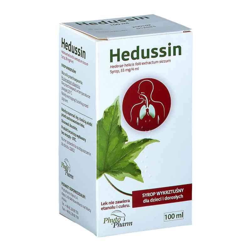 Hedussin syrop wykrztuśny 100 ml od PHYTOPHARM KLĘKA S.A. PZN 08301034