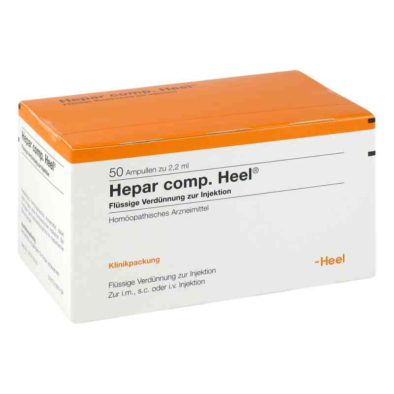 Heel Hepar compositum ampułki 50 szt. od Biologische Heilmittel Heel GmbH PZN 06340642