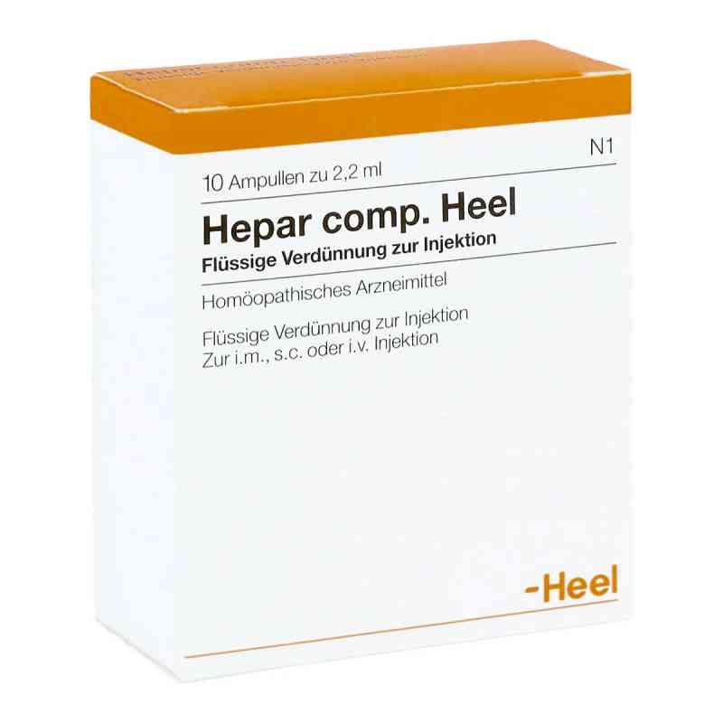 Heel Hepar compositum amułki  10 szt. od Biologische Heilmittel Heel GmbH PZN 06340636