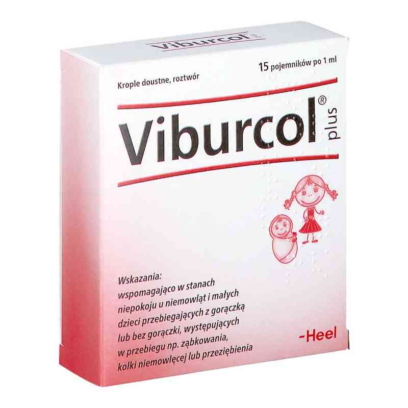 HEEL Viburcol Plus krople 15  od BIOLOGISCHE HEILMITTEL HEEL GMBH PZN 08302419