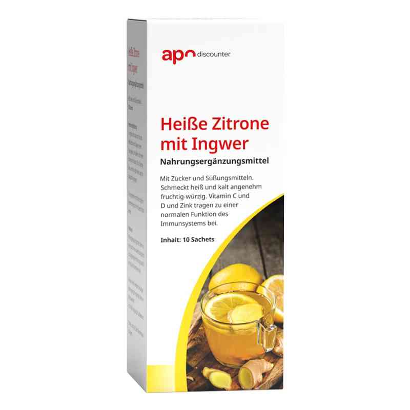 Heisse Zitrone Mit Ingwer Instanttee 10X5 g od apo.com Group GmbH PZN 18826634