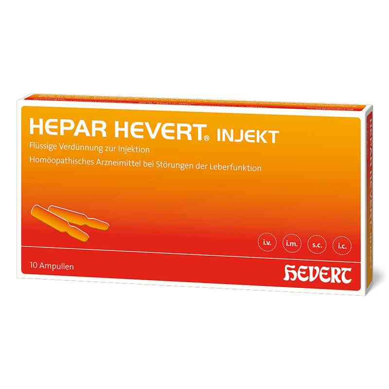Hepar Hevert injekt ampułki 10X2 ml od Hevert-Arzneimittel GmbH & Co. KG PZN 13923829
