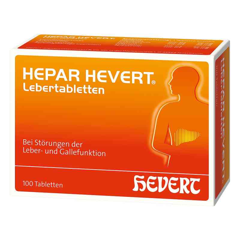 Hepar Hevert tabletki na wątrobę 100 szt. od Hevert-Arzneimittel GmbH & Co. KG PZN 13863263