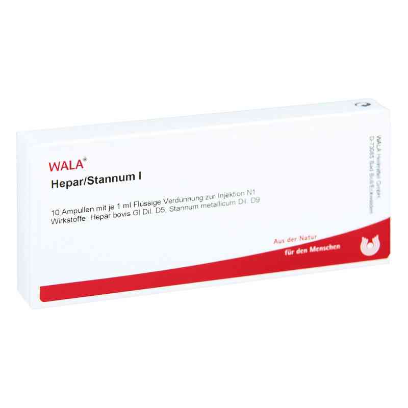 Hepar Stannum I ampułki 10X1 ml od WALA Heilmittel GmbH PZN 01223587