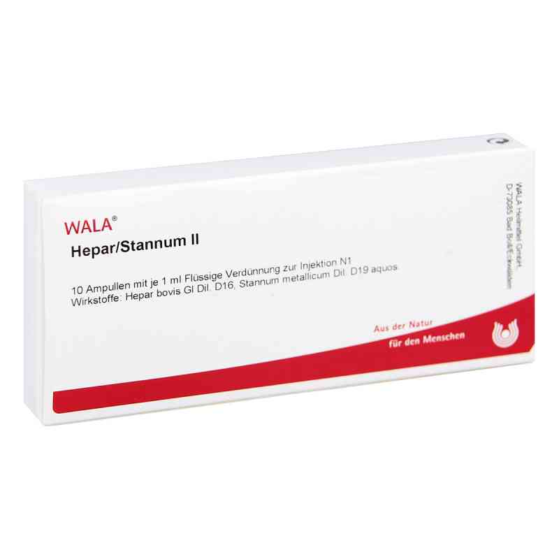 Hepar Stannum Ii ampułki 10X1 ml od WALA Heilmittel GmbH PZN 01223653