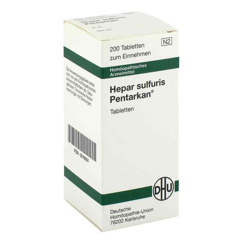 Hepar Sulfuris Pentarkan tabletki 200 szt. od DHU-Arzneimittel GmbH & Co. KG PZN 03216551