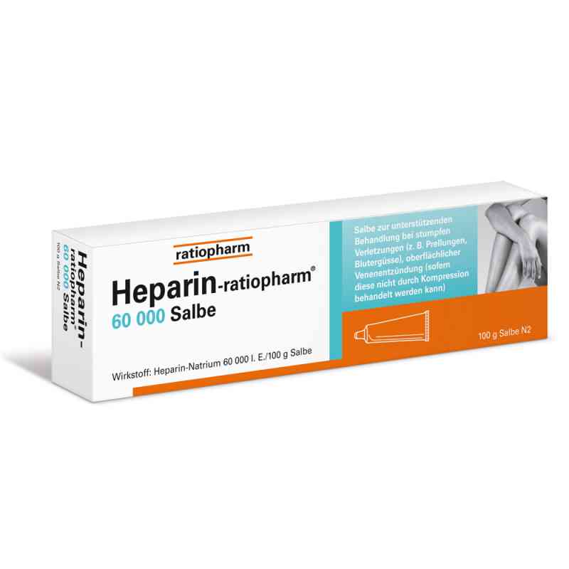 Heparin Ratiopharm 60 000 maść 100 g od ratiopharm GmbH PZN 06968694