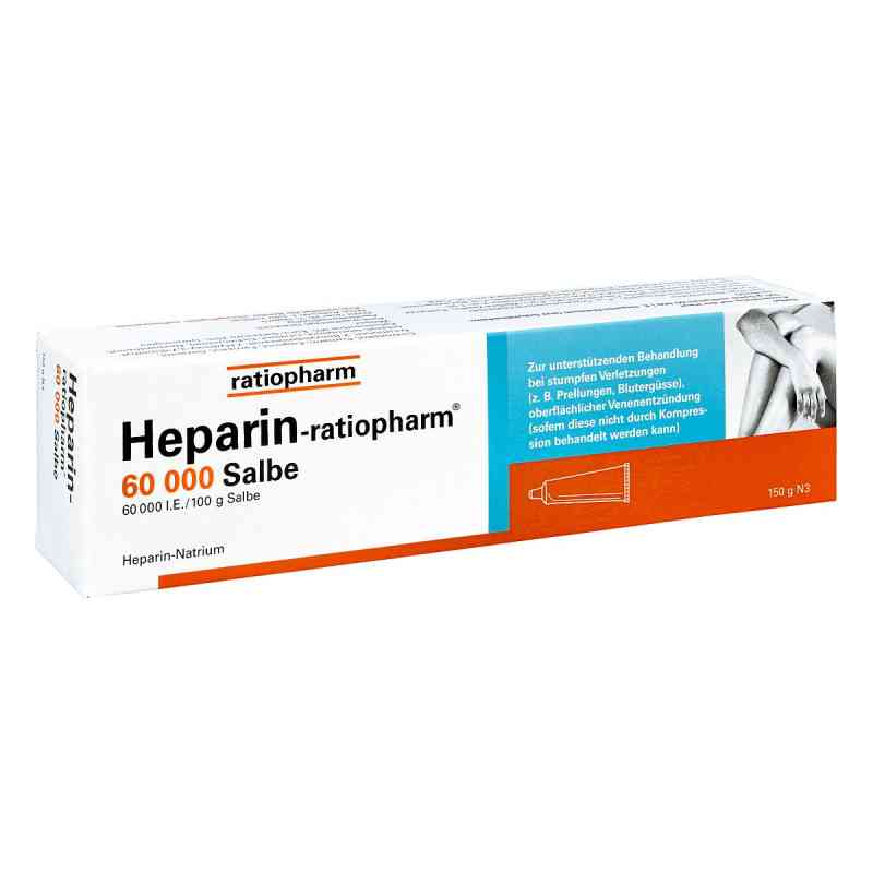 Heparin Ratiopharm 60 000 maść 150 g od ratiopharm GmbH PZN 06968702