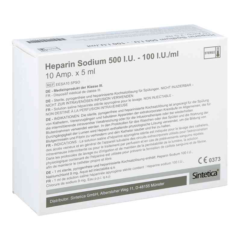 Heparin Sodium 500 I.u. - 100 I.u./ml ampułki 10X5 ml od Sintetica GmbH PZN 15621765