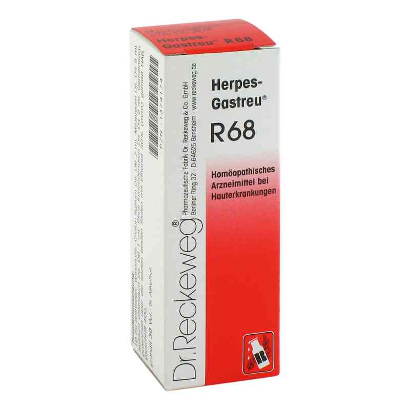 Herpes Gastreu R 68 Tropfen 22 ml od Dr.RECKEWEG & Co. GmbH PZN 01374174