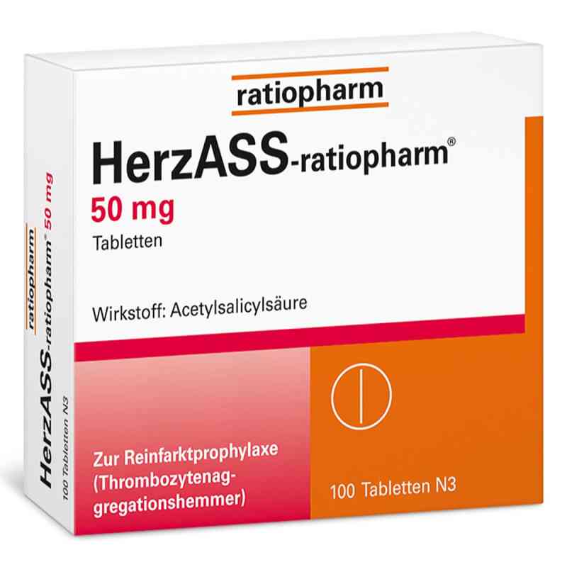 HerzASS-ratiopharm® 50 mg 100 szt. od ratiopharm GmbH PZN 04562798