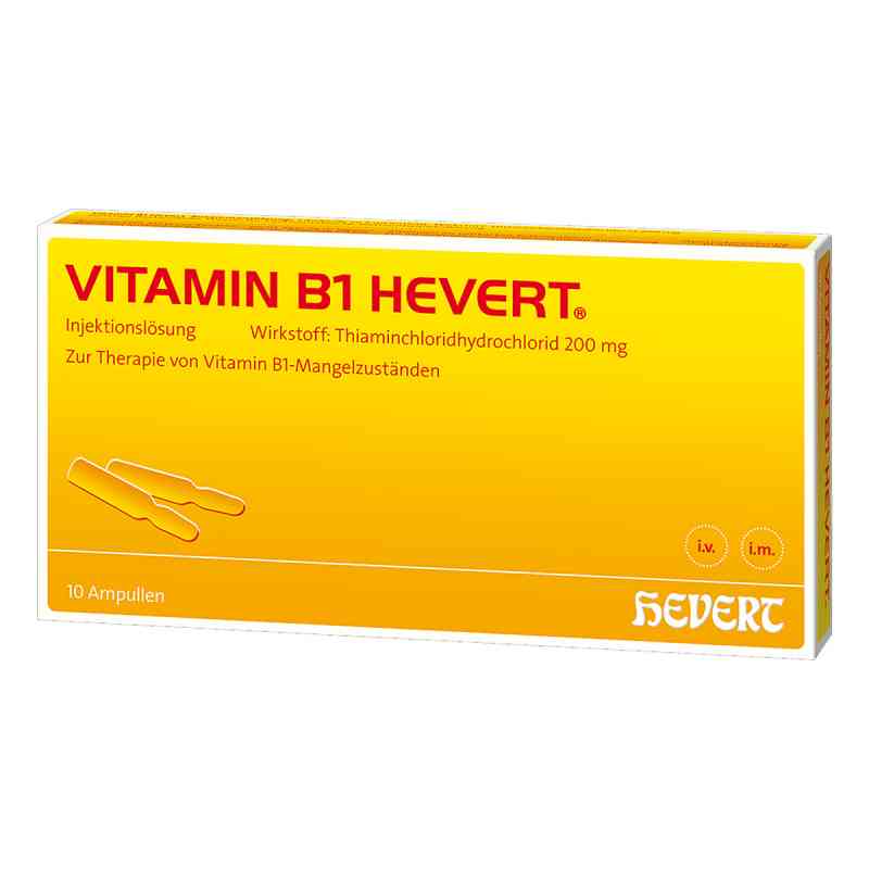 Hevert ampułki z witaminą B1 10 szt. od Hevert-Arzneimittel GmbH & Co. K PZN 03919956