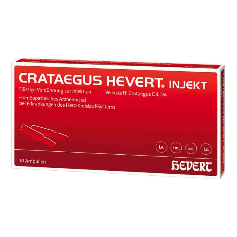Hevert Crataegus ampułki  10 szt. od Hevert-Arzneimittel GmbH & Co. K PZN 08883921