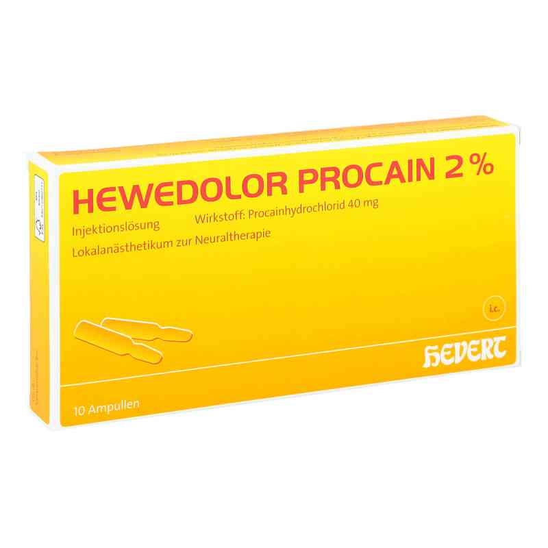 Hewedolor Procain 2% ampułki 10 szt. od Hevert Arzneimittel GmbH & Co. K PZN 03919815