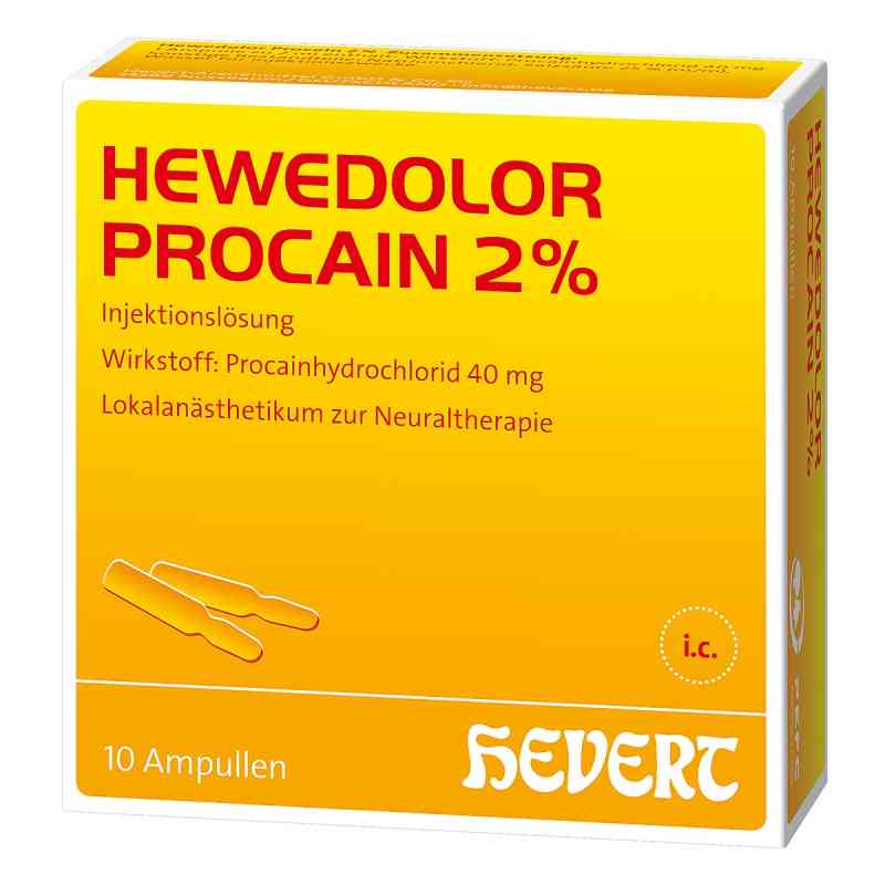 Hewedolor Procain 2% ampułki 10 szt. od Hevert Arzneimittel GmbH & Co. K PZN 03919815