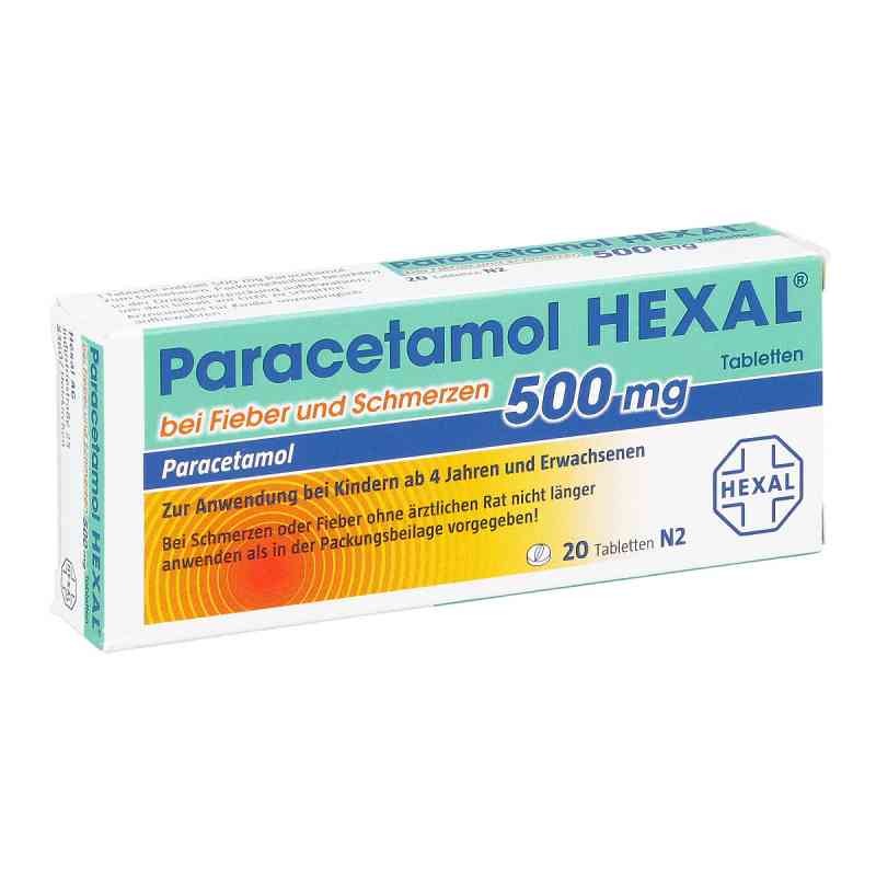Hexal Paracetamol 500mg goraczka i ból, tabletki 20 szt. od Hexal AG PZN 03485558