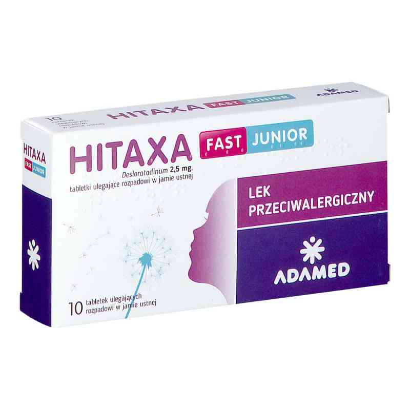Hitaxa Fast junior tabletki 10  od ADAMED CONSUMER HEALTHCARE S.A. PZN 08302014