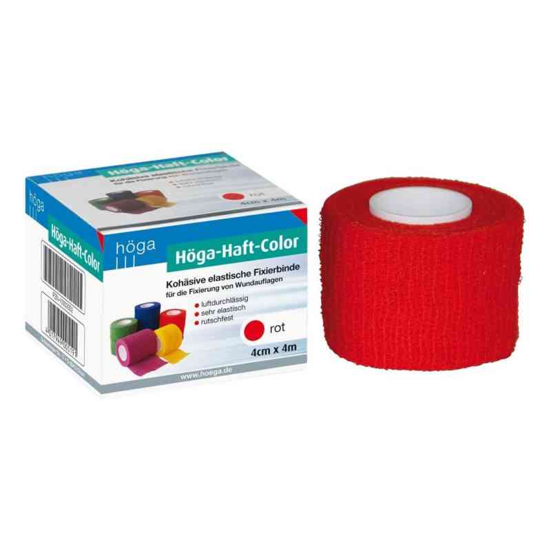Höga-haft Color Fixierbinde 4 cmx4 m rot 1 szt. od Höga-Pharm GmbH PZN 10933052