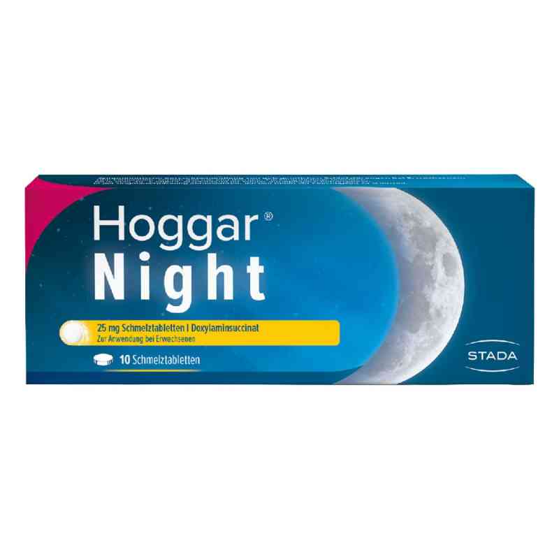 Hoggar Night 25 mg doksylamina — tabletki do rozpuszczania w jam 10 szt. od STADA Consumer Health Deutschland GmbH PZN 14144151