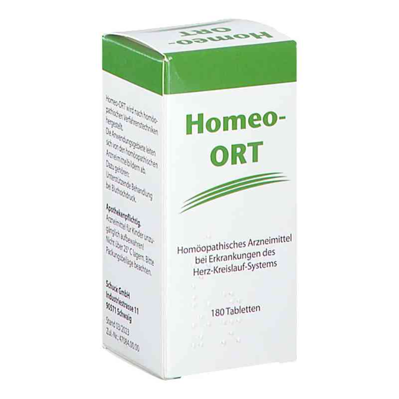 Homeo-ort Tabletten 180 szt. od SCHUCK GmbH Arzneimittelfabrik PZN 18909231