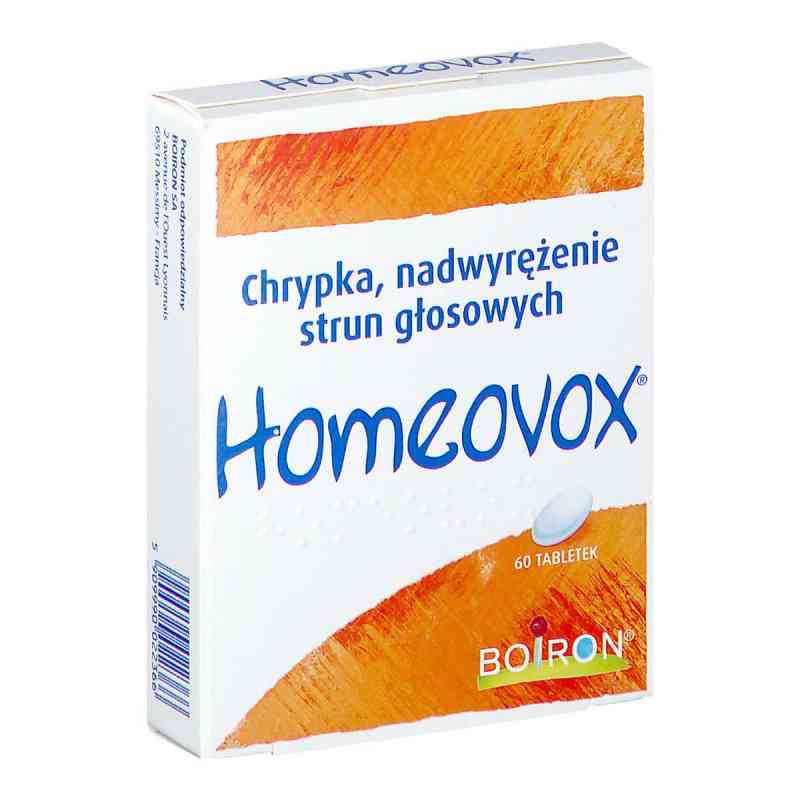 Homeovox tabletki 60  od BOIRON S.A. PZN 08302135