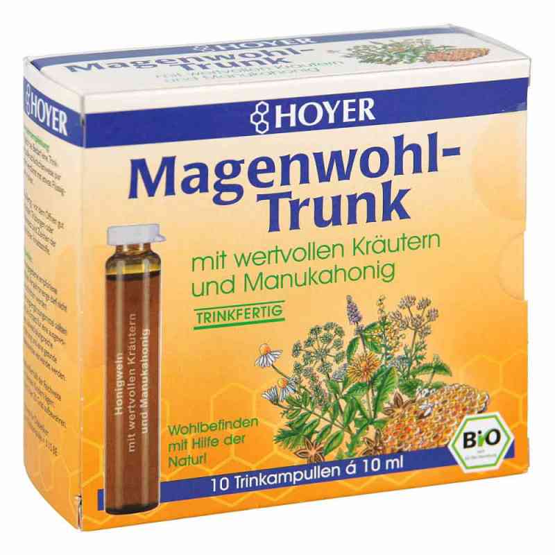 Hoyer Magenwohl Trunk ampułki do picia 10X10 ml od HOYER GmbH PZN 05567622