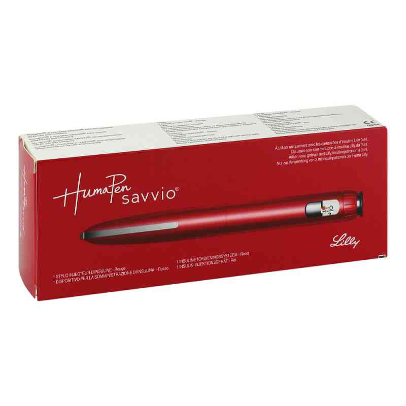 Humapen Savvio czerwony 1 szt. od LILLY DEUTSCHLAND GmbH PZN 09651532