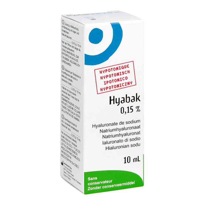 Hyabak 0,15% krople do oczu 10ml 10 ml od LABORATOIRES THEA PZN 08300178