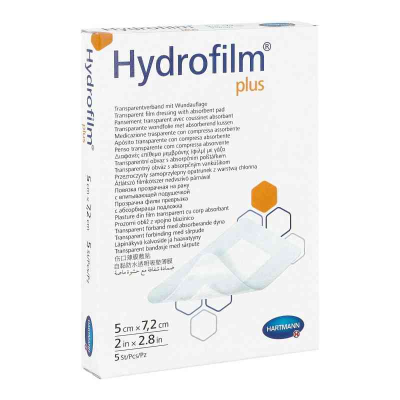 Hydrofilm Plus Transparentverband 5x7,2cm 5 szt. od PAUL HARTMANN AG PZN 04605705