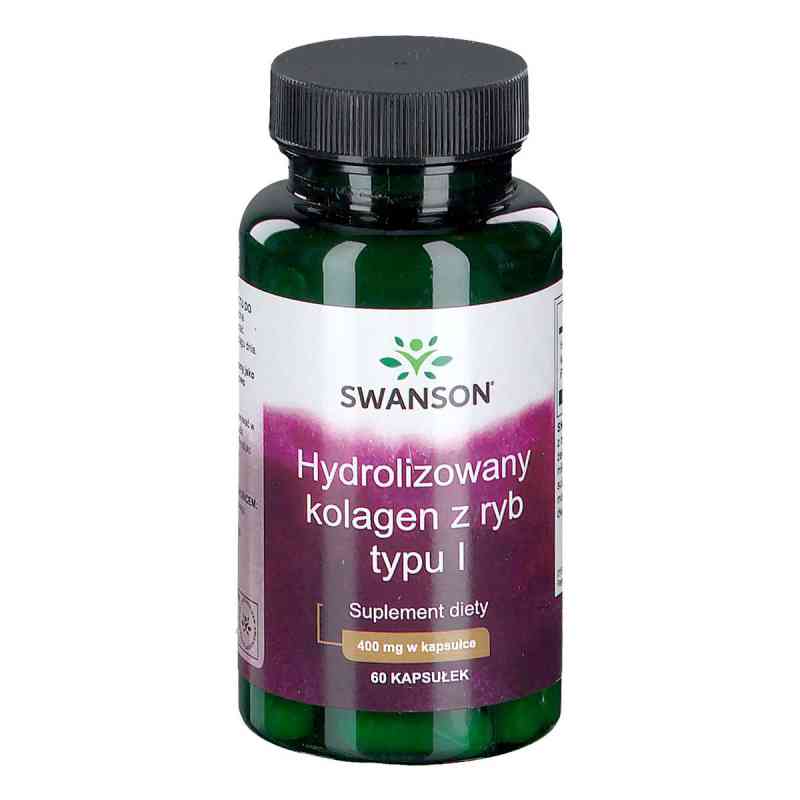 Hydrolizowany Kolagen Z Ryb Typu I kapsułki 60  od SWANSON HEALTH PRODUCTS PZN 08306292