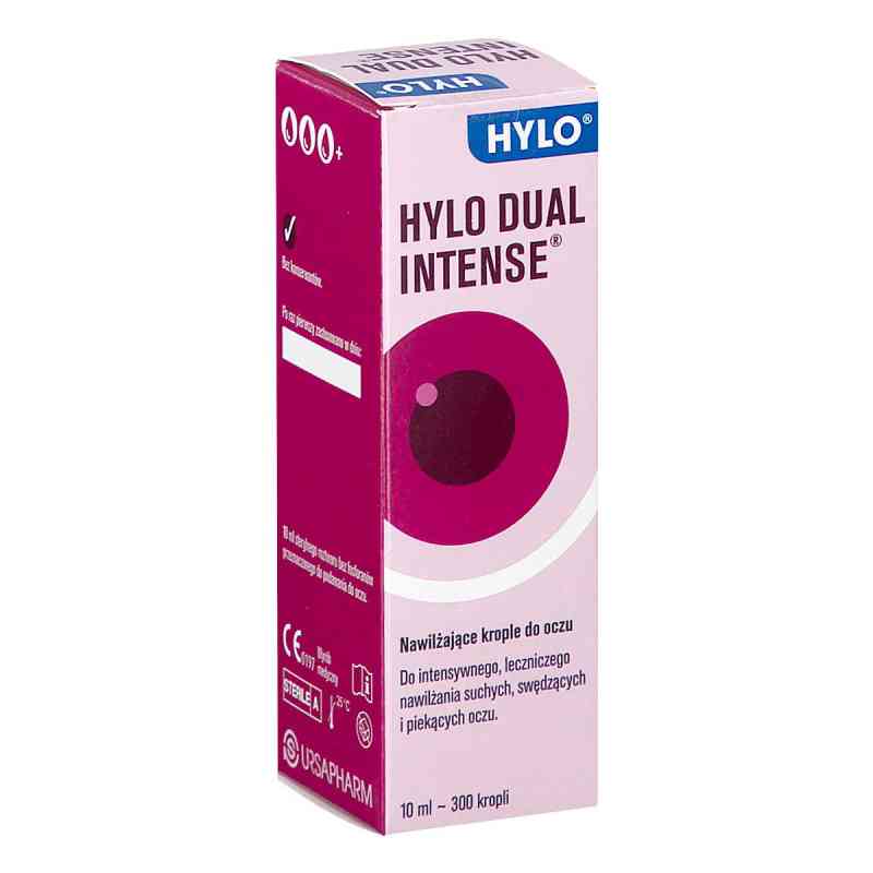 Hylo Dual Intense Krople do oczu nawilżające z ektoiną 10 ml od URSAPHARM ARZNEMITTEL GMBH PZN 08305873