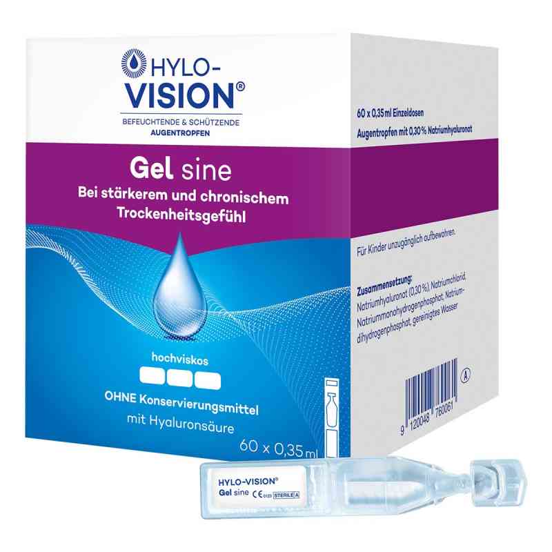 Hylo Vision Gel sine żel pipeta z pojedynczą dawką 60X0.35 ml od OmniVision GmbH PZN 04522014